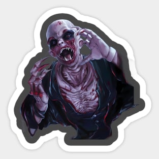 Retro Vampire Sticker